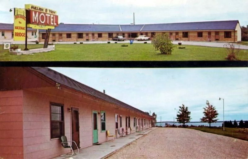 Million Dollar View Motel - Vintage Postcard (newer photo)